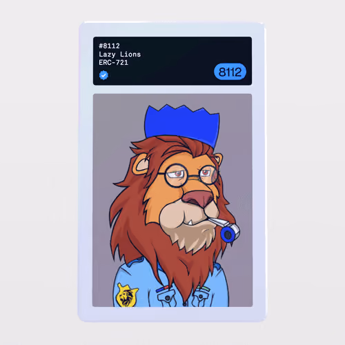 Minter Token - Lazy Lions #8112