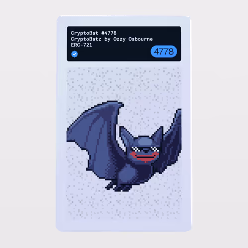 Minter Token - CryptoBatz by Ozzy Osbourne #4778