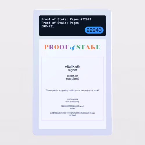 Minter Token - Proof of Stake: Pages #22943