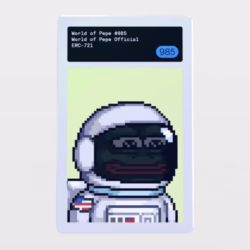 Minter Token - World of Pepe Official #985