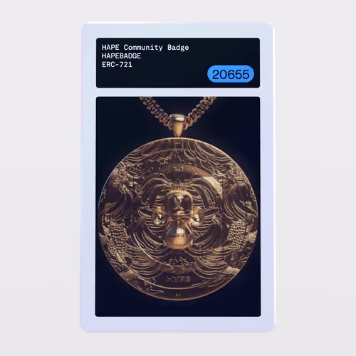 Minter Token - HAPEBADGE #20655