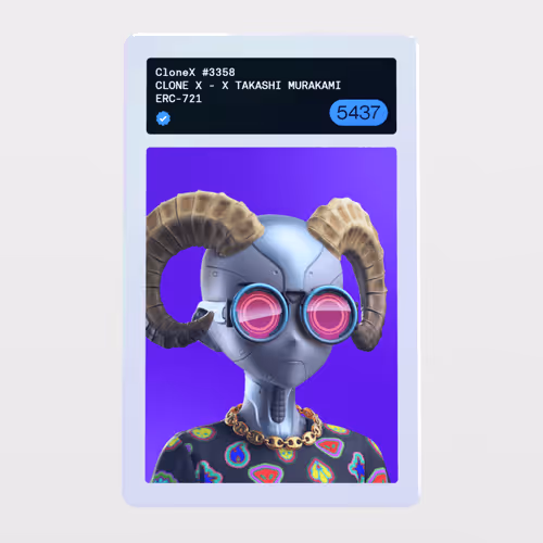 Minter Token - CLONE X - X TAKASHI MURAKAMI #5437