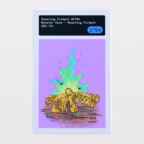 Minter Token - Monster Cave - Roasting Firepit #2794