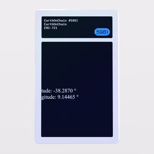 Minter Token - EarthOnChain #5981