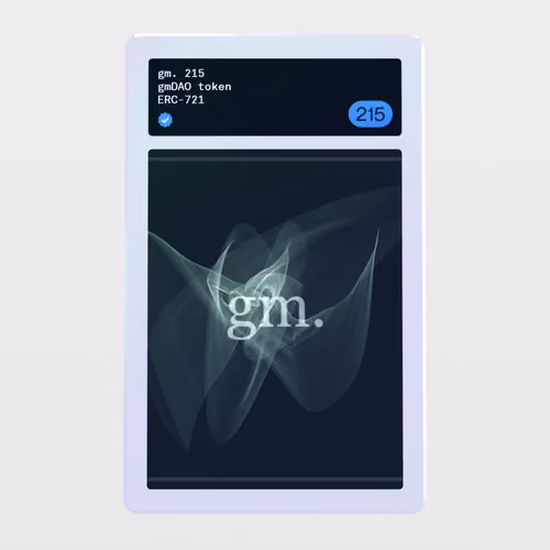 Minter Token - gmDAO token #215