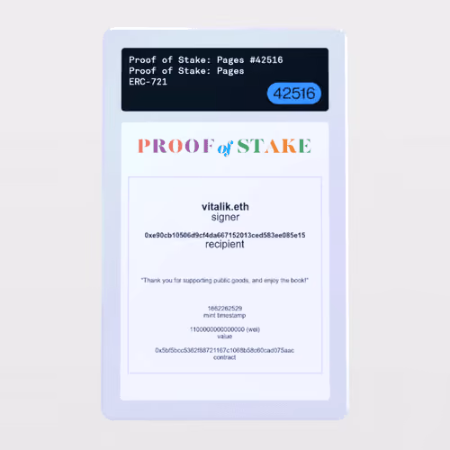 Minter Token - Proof of Stake: Pages #42516