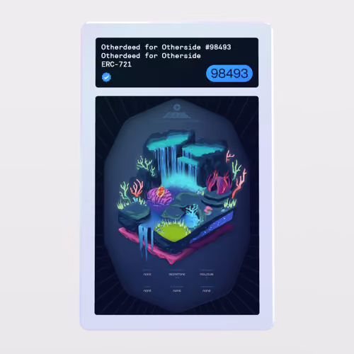 Minter Token - Otherdeed for Otherside #98493