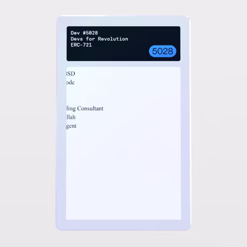 Minter Token - Devs for Revolution #5028