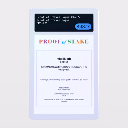 Minter Token - Proof of Stake: Pages #44877