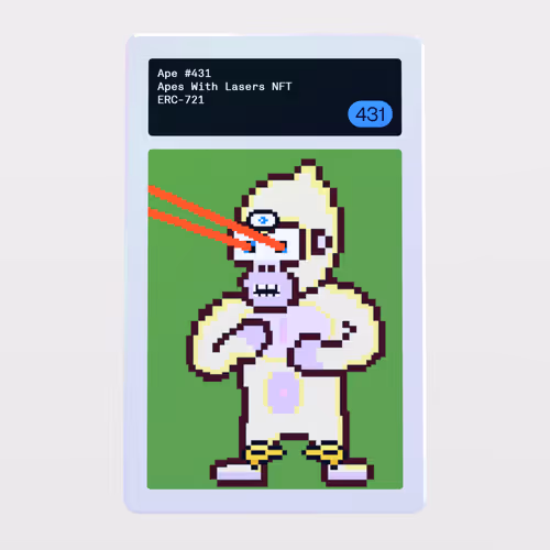 Minter Token - Apes With Lasers NFT #431