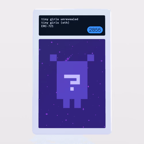 Minter Token - tiny girls (eth) #2855