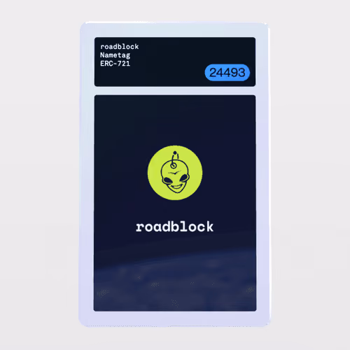 Minter Token - Nametag #24493