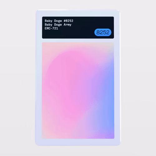 Minter Token - Baby Doge Army #8252