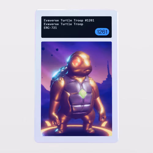 Minter Token - Evaverse Turtle Troop #1261
