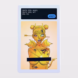 Minter Token - DEATH GIRL NFT #4921