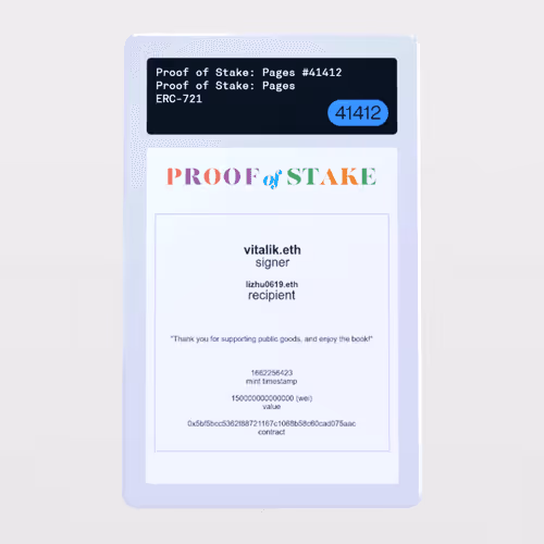 Minter Token - Proof of Stake: Pages #41412