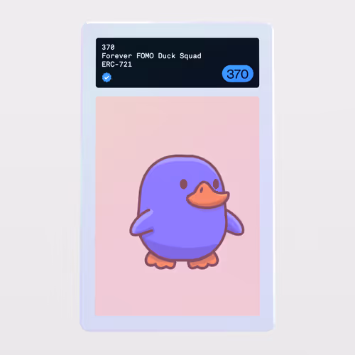 Minter Token - Forever FOMO Duck Squad #370