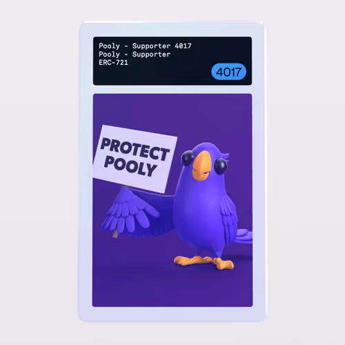 Minter Token - Pooly - Supporter #4017