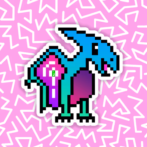 PixelSaurus Air #0147 [Rare]