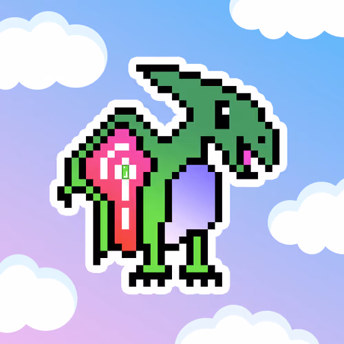 PixelSaurus Air #0042 [Super Rare]