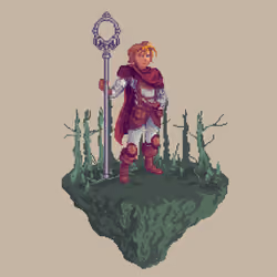 Wayfarer Human Longstaff Monk from The Swamp