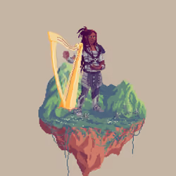 Valiant Human Love Bard from The Mountains + Caltrops