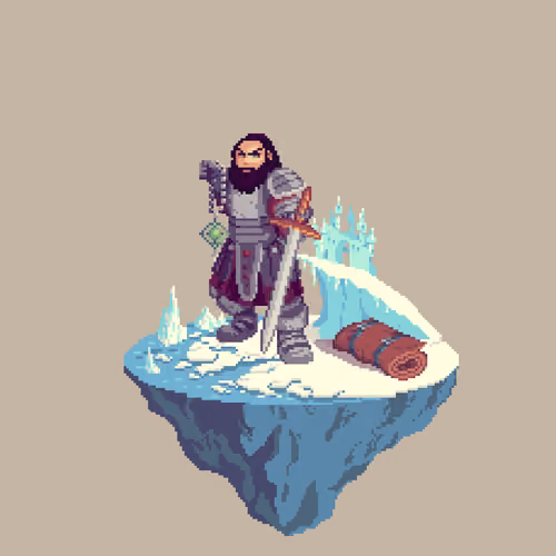 Lead Dwarf Sanctuary Cleric from The Castle + Bedroll