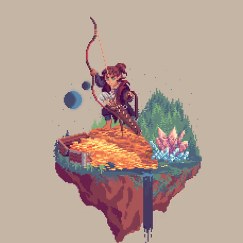 Toegold Halfling Marksman Ranger from The Forest + Crystal