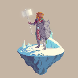 Dawn Elf Resplendence Cleric from The Castle