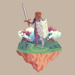 Dawn Elf Pearlshield Paladin from The Glade