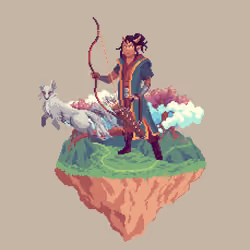Trihorn Half-Demon Hunt Ranger from The Glade
