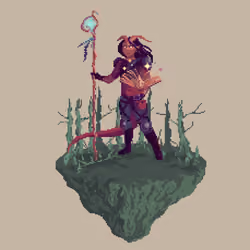 Fiendhorn Half-Demon Ledgerscript Wizard from The Swamp