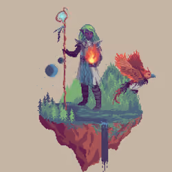 Dusk Elf Phoenix Druid from The Forest