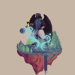 Ravenfolk Windcharm Bard from The Forest + Caltrops