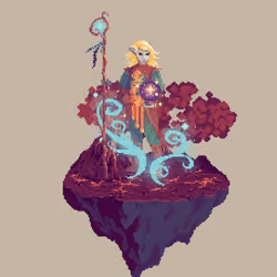 Goldleaf Elf Timewarp Wizard from The Wasteland