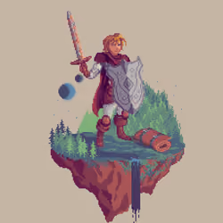 Wayfarer Human Gladiator Fighter from The Forest + Bedroll