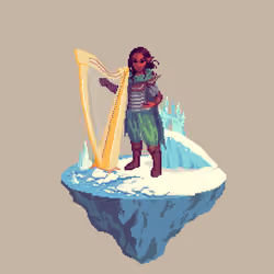Sanddune Half-Elf Love Bard from The Castle