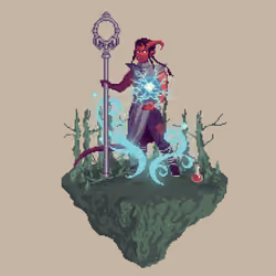 Ramhorn Half-Demon Kinetic Sorcerer from The Swamp + Potion