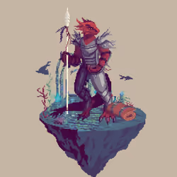 Forge Half-Dragon Shaman Barbarian from The Temple + Bedroll