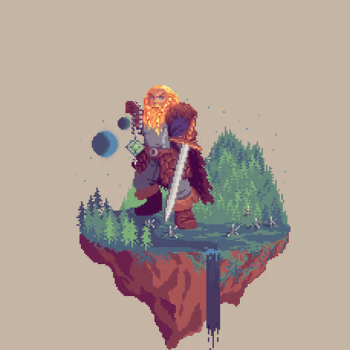 Gold Dwarf Sanctuary Cleric from The Forest + Caltrops