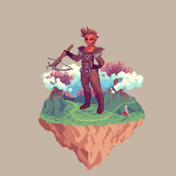 Dawn Half-Elf Dungeoneer Rogue from The Glade + Potion