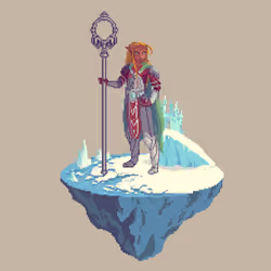 Dawn Elf Longstaff Monk from The Castle