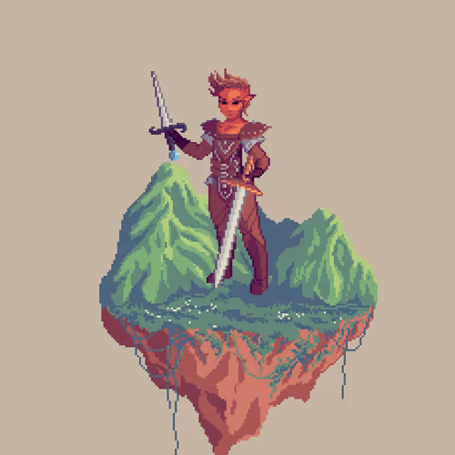 Dawn Half-Elf Shadowslice Rogue from The Mountains