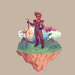 Dawn Half-Elf Fable Bard from The Glade + Caltrops