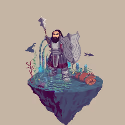 Lead Dwarf Restoration Cleric from The Temple + Bedroll