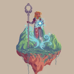 Dawn Elf Kinetic Sorcerer from The Mountains