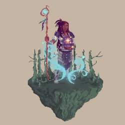 Valiant Human Timewarp Wizard from The Swamp