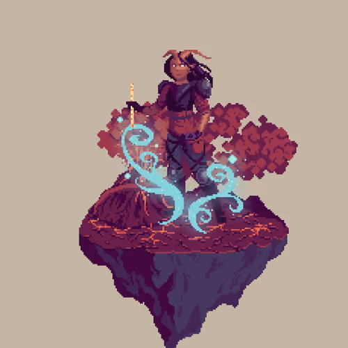 Fiendhorn Half-Demon Windcharm Bard from The Wasteland