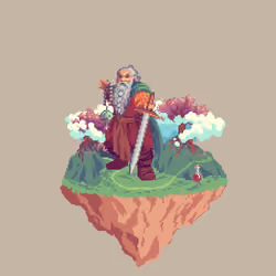 Silver Dwarf Sanctuary Cleric from The Glade + Potion