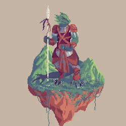 Seafarer Half-Dragon Shaman Barbarian from The Mountains + Caltrops